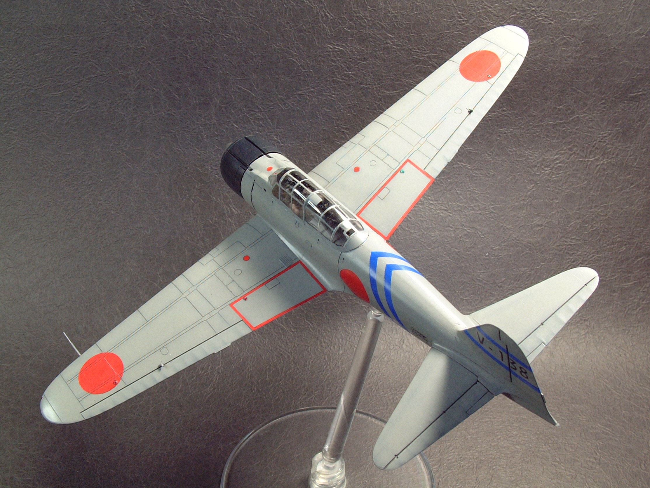 1/48 零戦21型 空母赤城艦載機 タミヤ 手塗り・完成品-